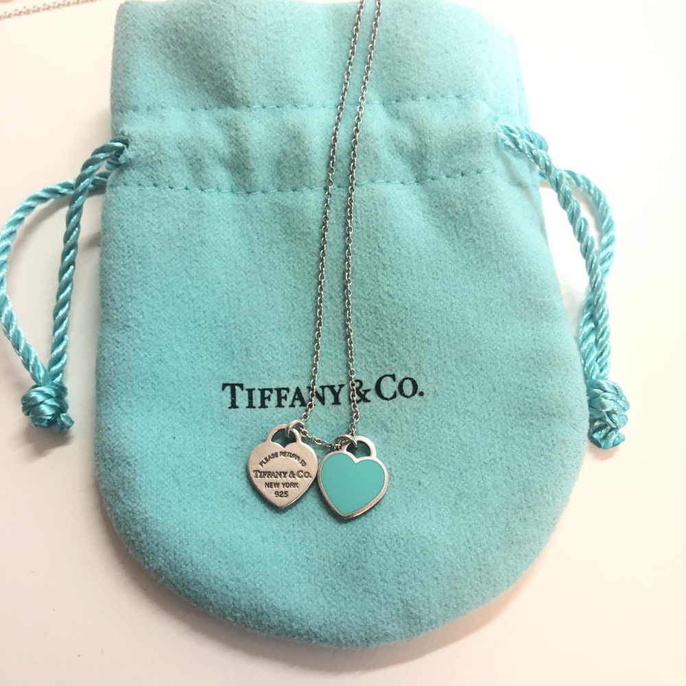 Tiffany&Co. Mini Double Heart Necklace